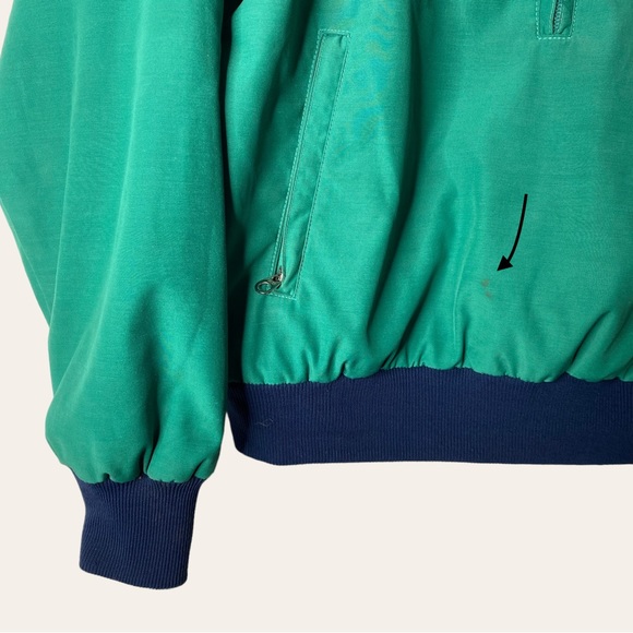 The North Face Vintage Anorak Jacket Womens Large Pullover Green Windbreaker 80s - Picture 8 of 10